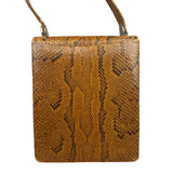 Vintage Snakeskin Top Handle Bag