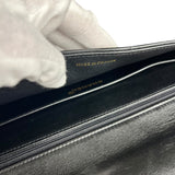 Chanel CC Black Patent Quilted Flap Briefcase Handbag '95