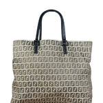 Fendi FF Vintage Canvas Tote Bag