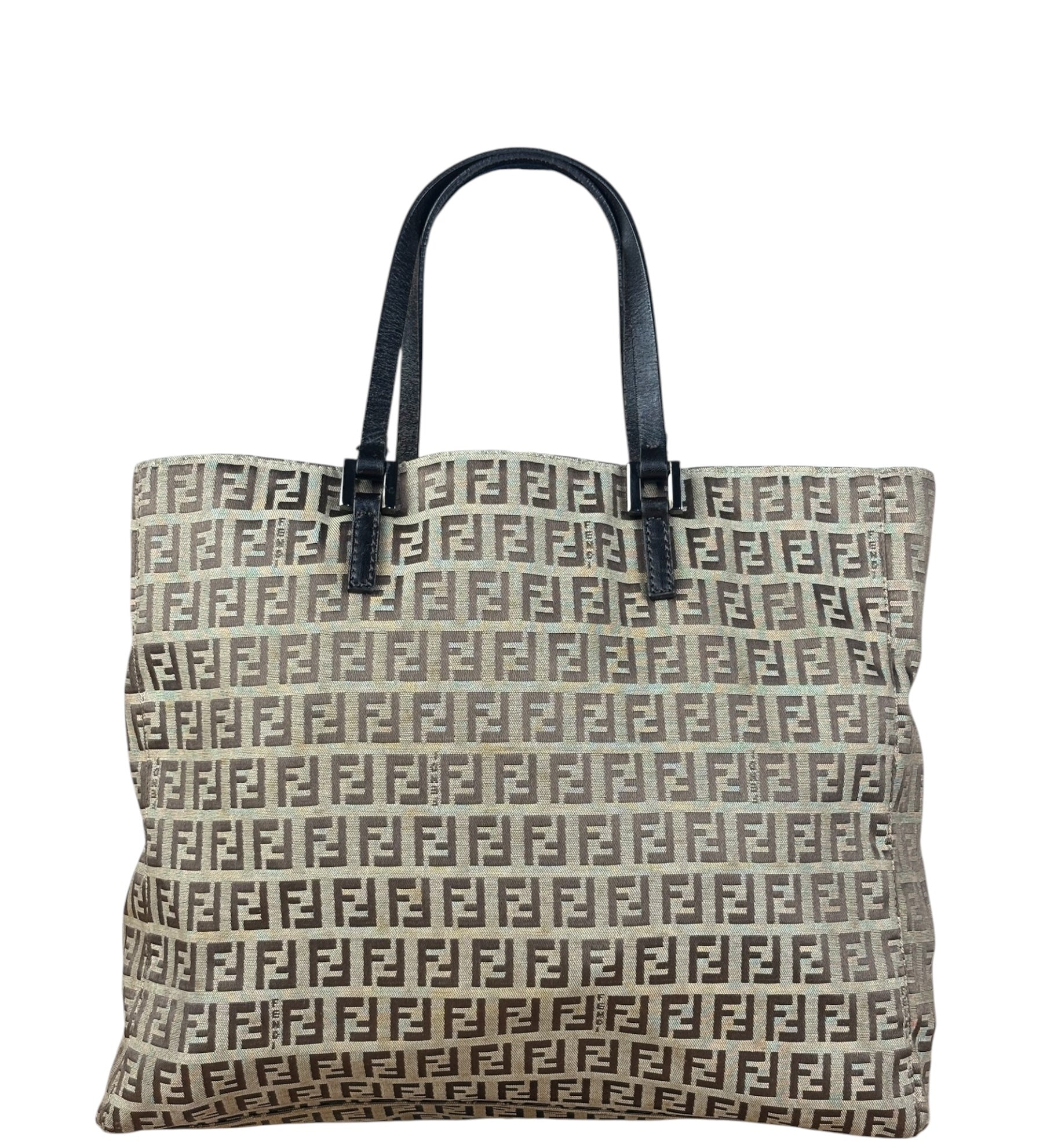Fendi FF Vintage Canvas Tote Bag