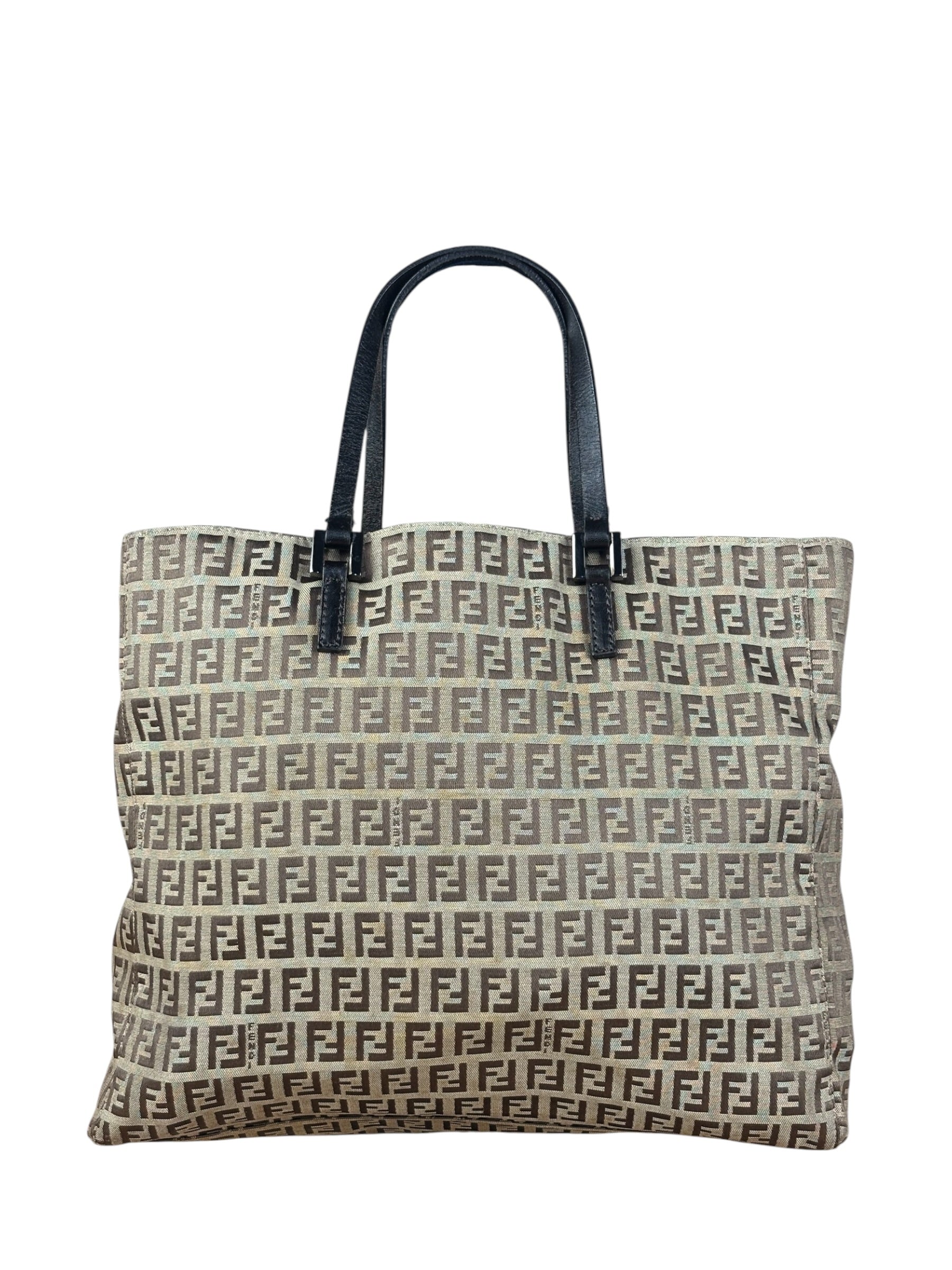 Fendi FF Vintage Canvas Tote Bag