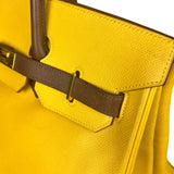 Hermes Birkin 35 Cushvel Havana x Jaune