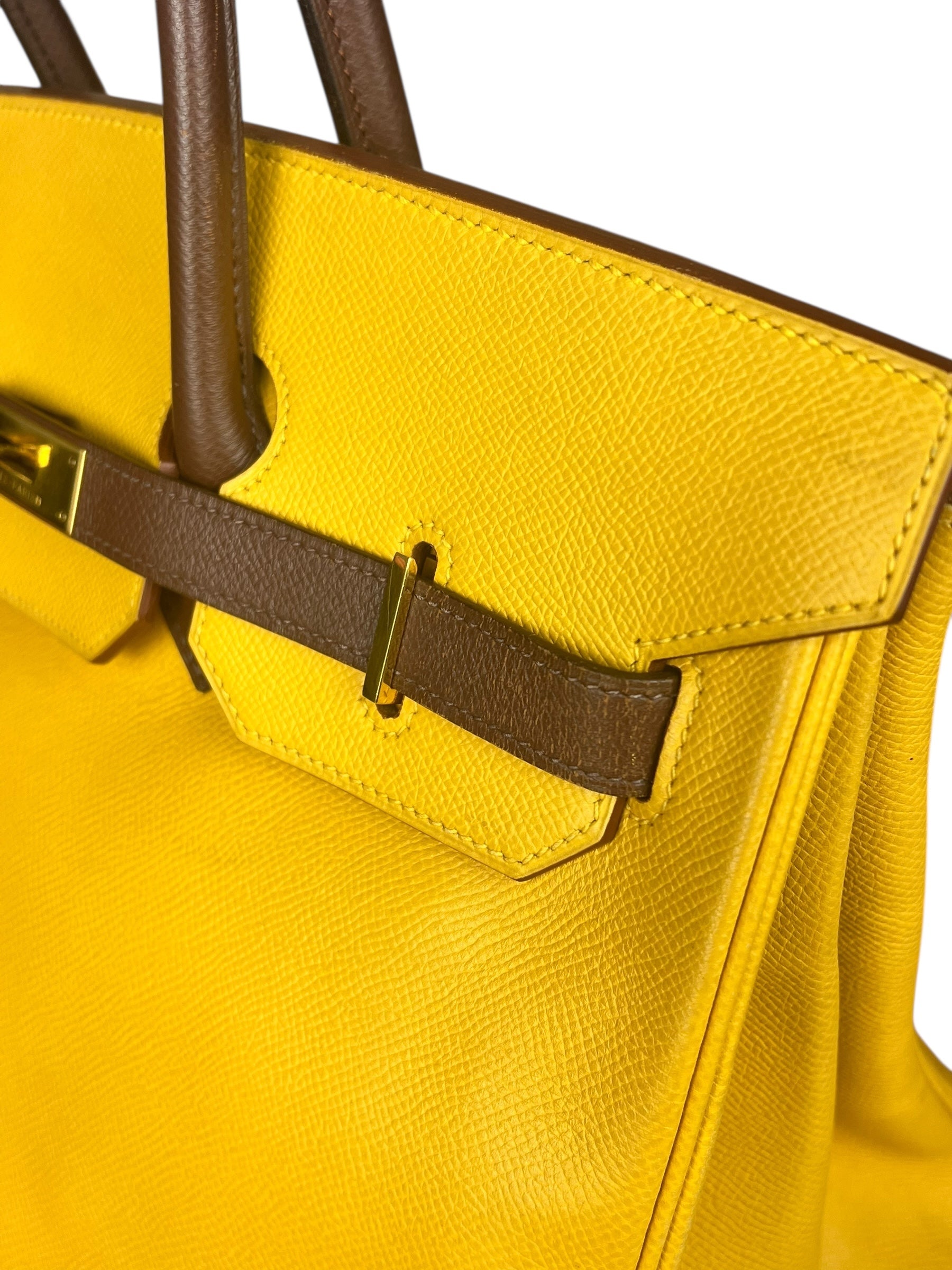 Hermes Birkin 35 Cushvel Havana x Jaune