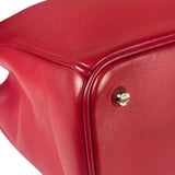 Christian Dior Red Leather Diorissimo Tote