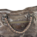 Balenciaga Brown Leather Medium Le City Two-Way Bag