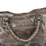 Balenciaga Brown Leather Medium Le City Two-Way Bag
