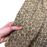 Prada Muted Cheetah Print Button Down Top