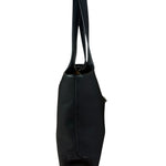 Ferragamo Vintage Black Leather Lined Shoulder Tote