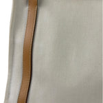 Hermes Beige/Brown Leather Trim Cabalicol Tote
