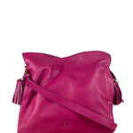 Loewe Pink Calfskin Flamenco Crossbody Bag