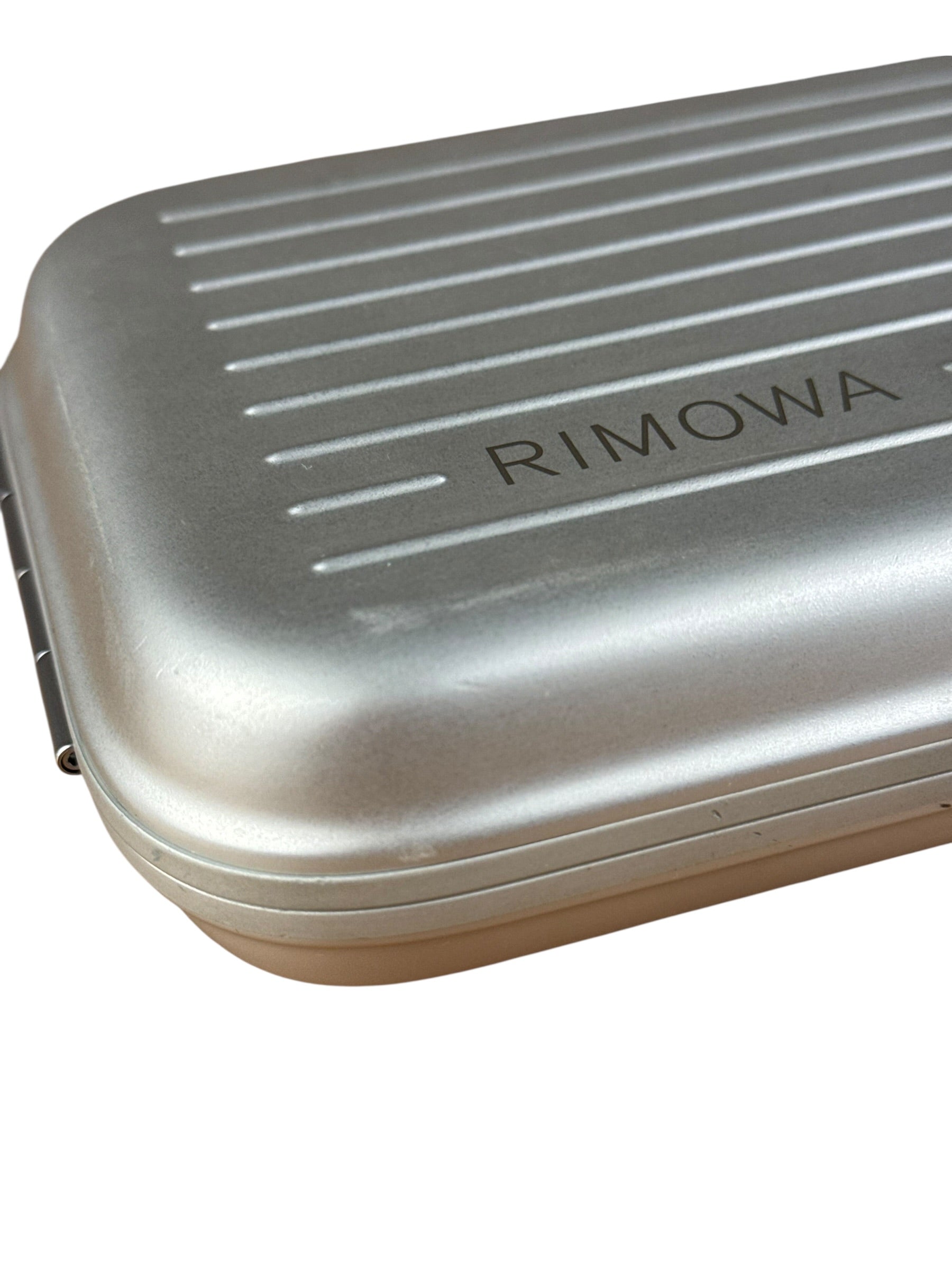 Rimowa Aluminium Personal Sling Clutch Silver