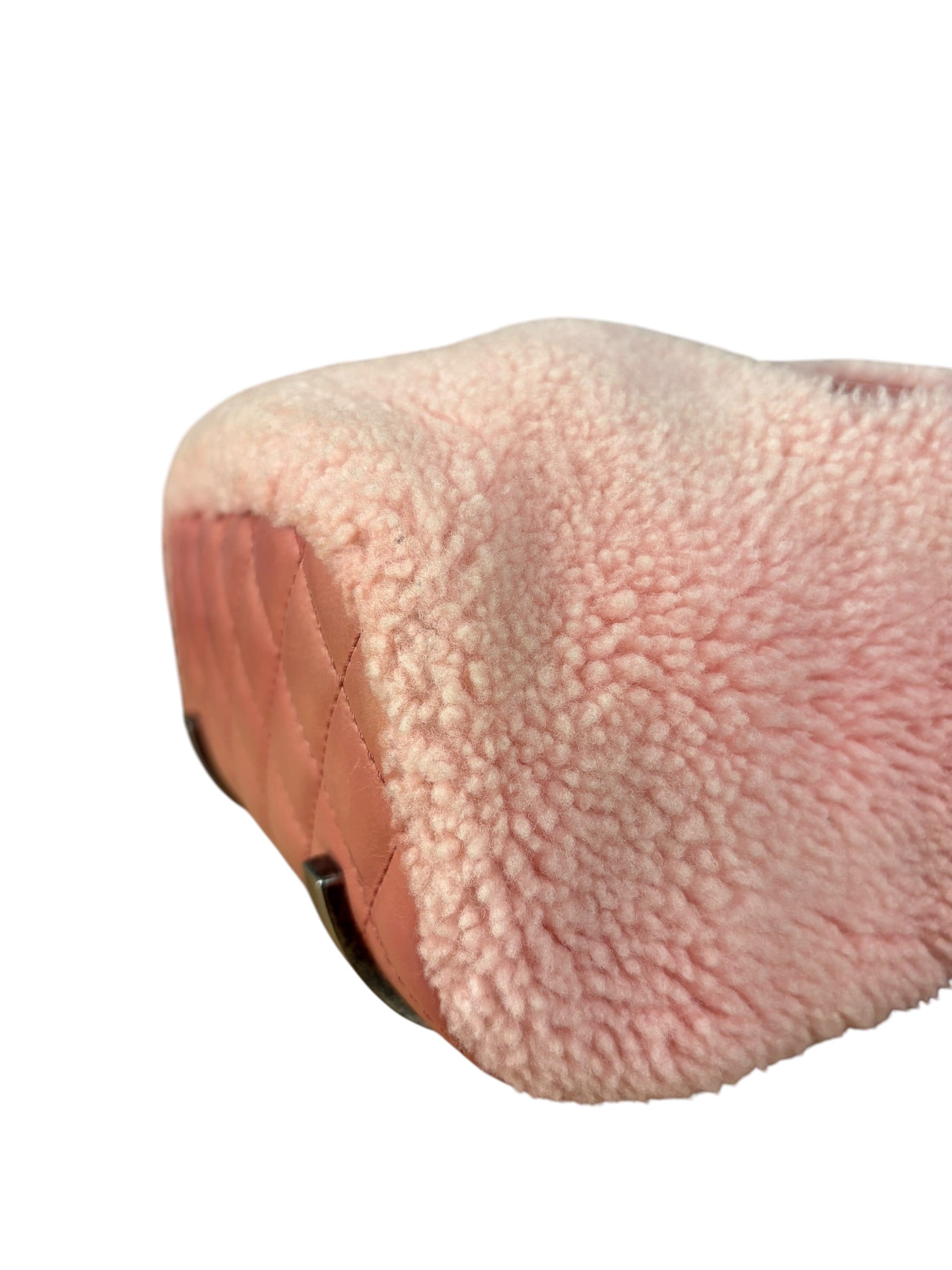 Chanel Paris-Salzburg Pink Shearling Mountain Backpack 2015