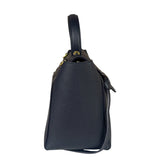 Celine Navy Grained Calfskin Belt Two-Way Bag
