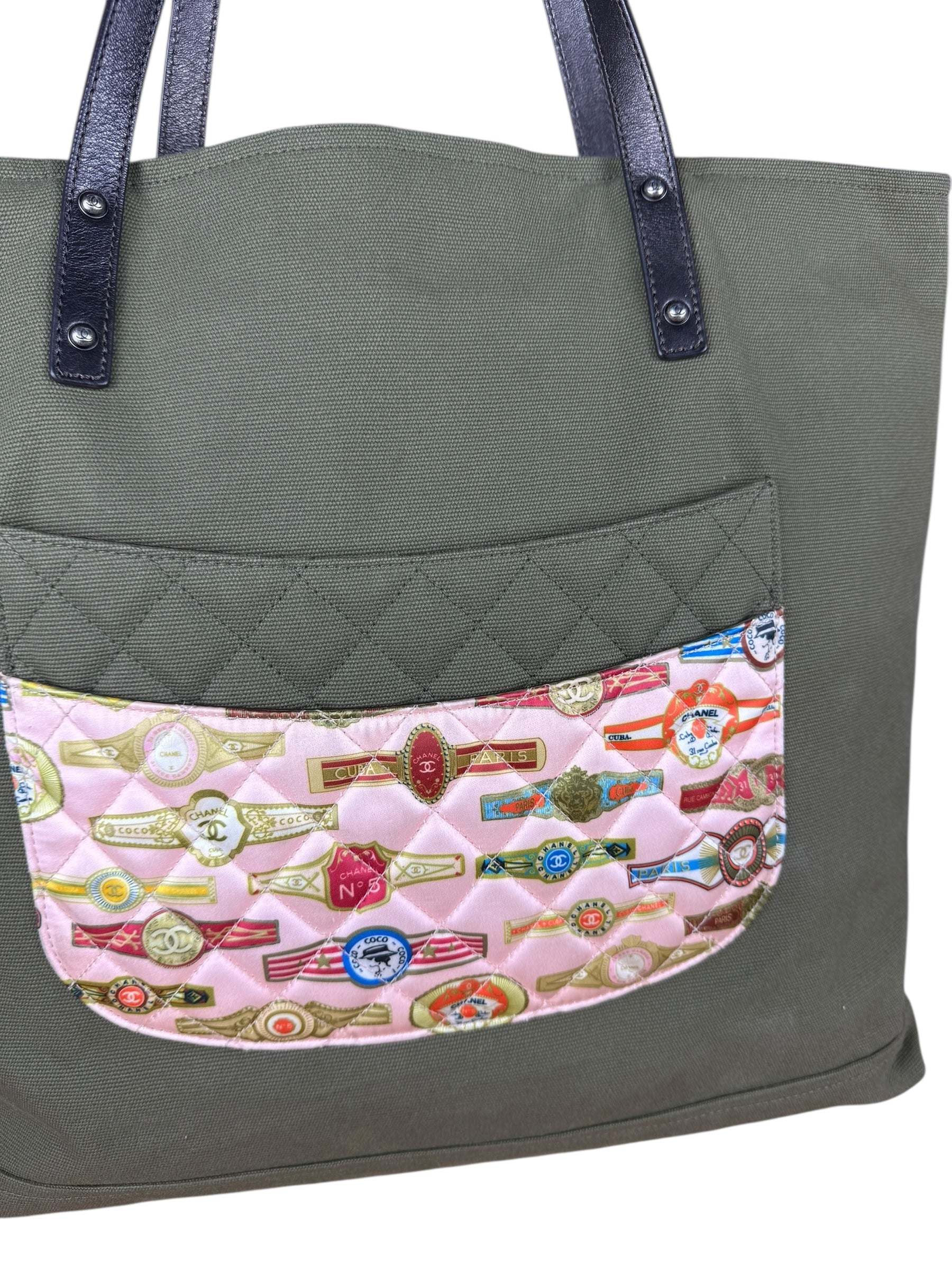 Chanel Coco Cuba Canvas Tote 2017