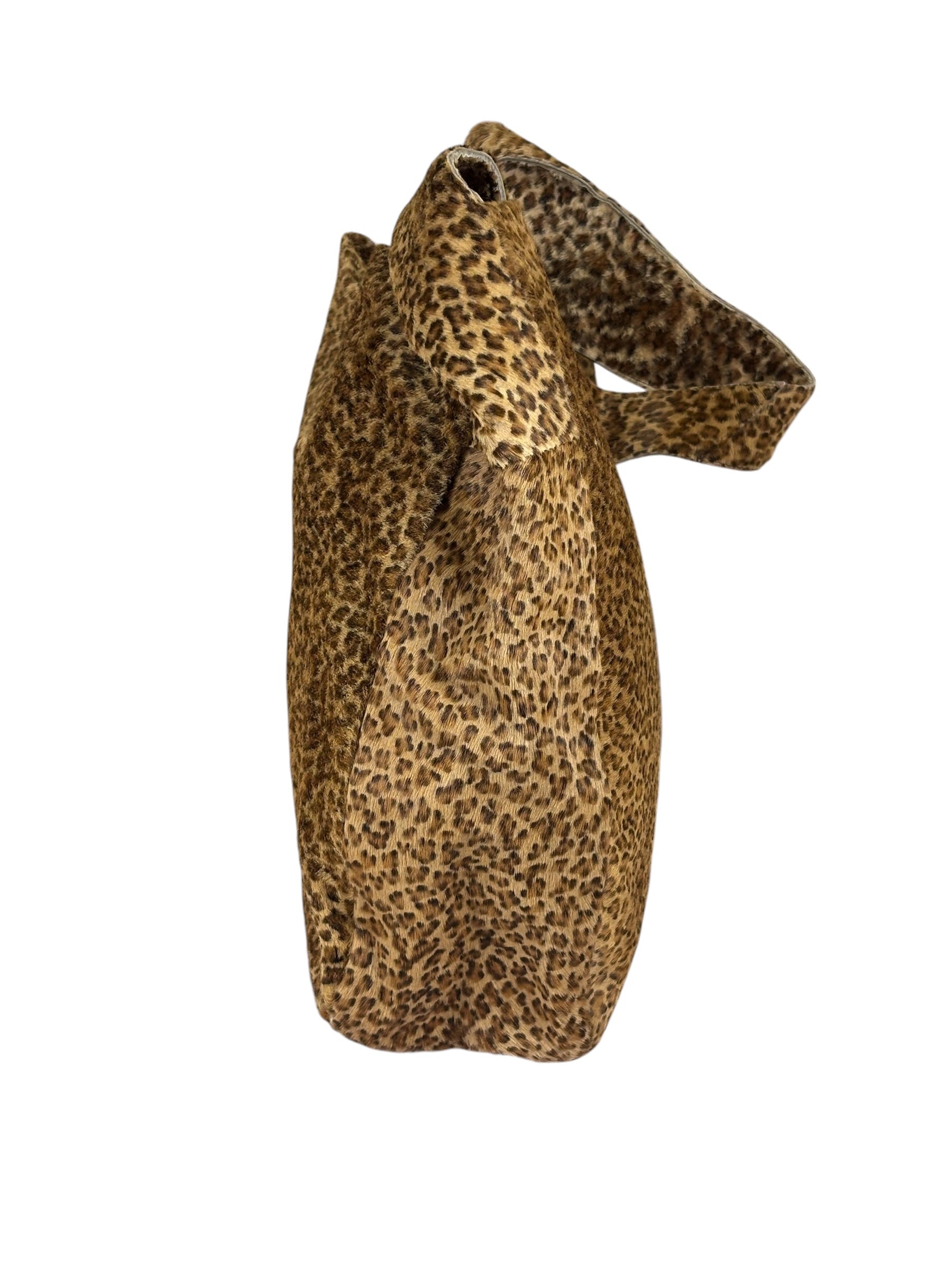 Bottega Veneta Vintage Leopard-Print Pony Hair Tote Bag