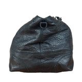 Bottega Veneta Vintage Black Leather Cervo Cocker Hobo Bag