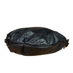 Fendi Vintage Black Leather Oyster Hobo Bag