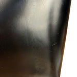 Saint Laurent Black Leather Shopping Tote Bag