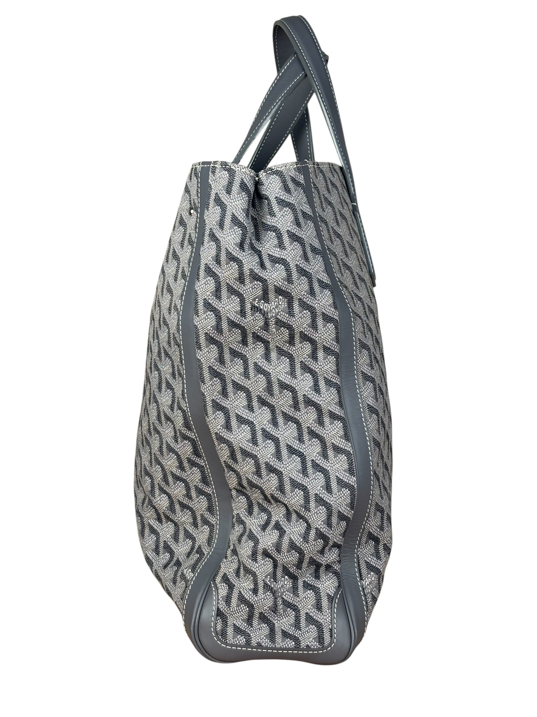 Goyard Grey Canvas Voltaire 2Way Tote
