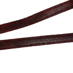 Bottega Veneta Red Lambskin/Lizard Intrecciato Shoulder Bag
