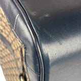 Christian Dior Vintage Navy Oblique Travel Bag
