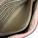 Prada Bicolor Saffiano Leather Mini Pochette