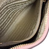 Prada Bicolor Saffiano Leather Mini Pochette