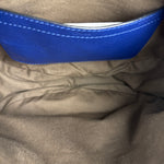 Chloe Large Marcie Saddle Bag Blue
