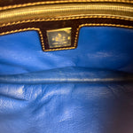 Fendi Vintage Blue Cashmere Baguette