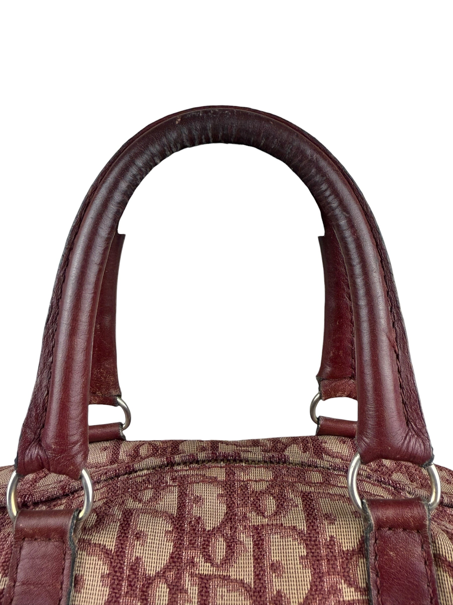 Christian Dior Vintage Monogram Trotter Boston Handbag