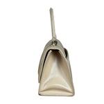 Balenciaga Beige Hourglass Top Handle Bag