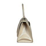 Balenciaga Beige Hourglass Top Handle Bag