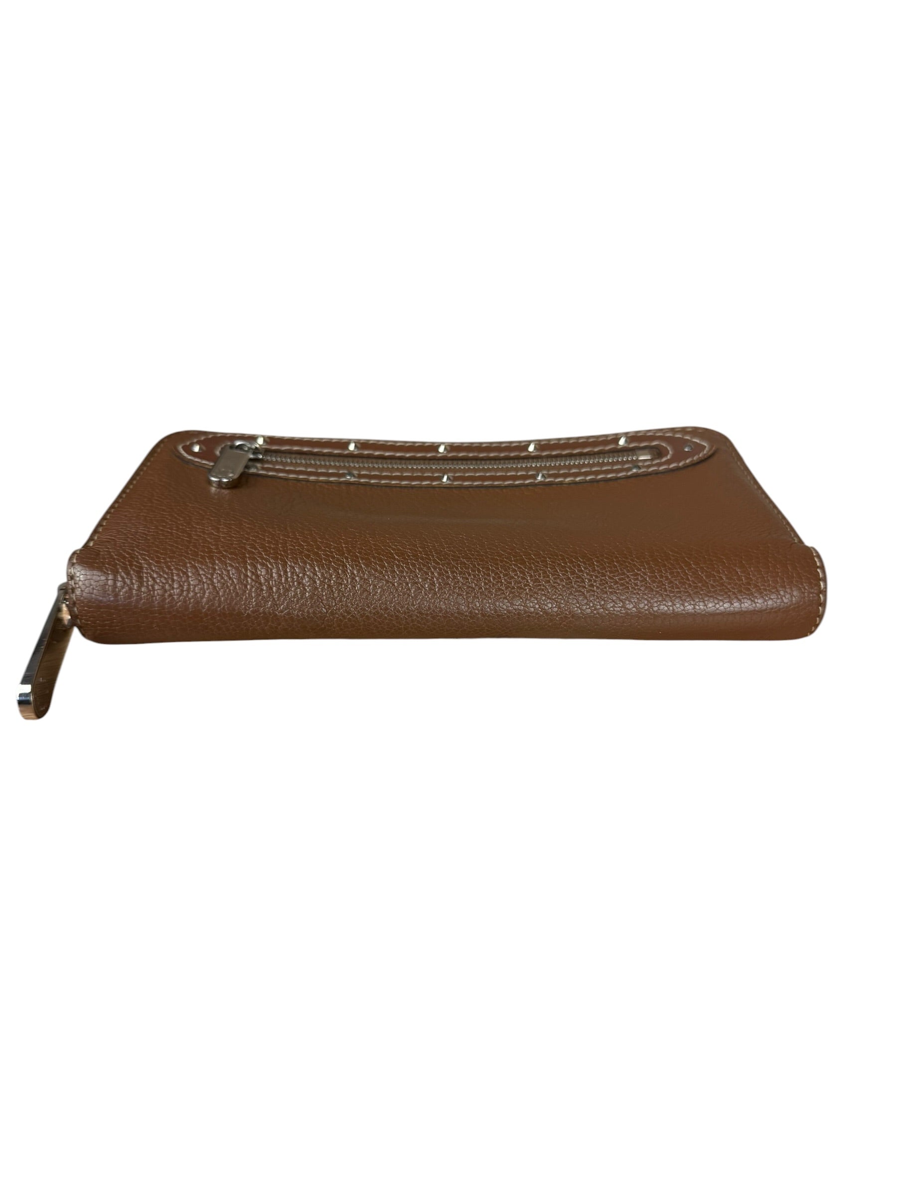 Louis Vuitton Brown Leather Suhali Zippy Wallet