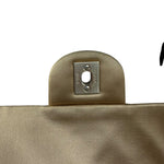 Chanel CC Limited Edition Gold Satin Quilted Flap Bag 2008