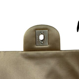 Chanel CC Limited Edition Gold Satin Quilted Flap Bag 2008