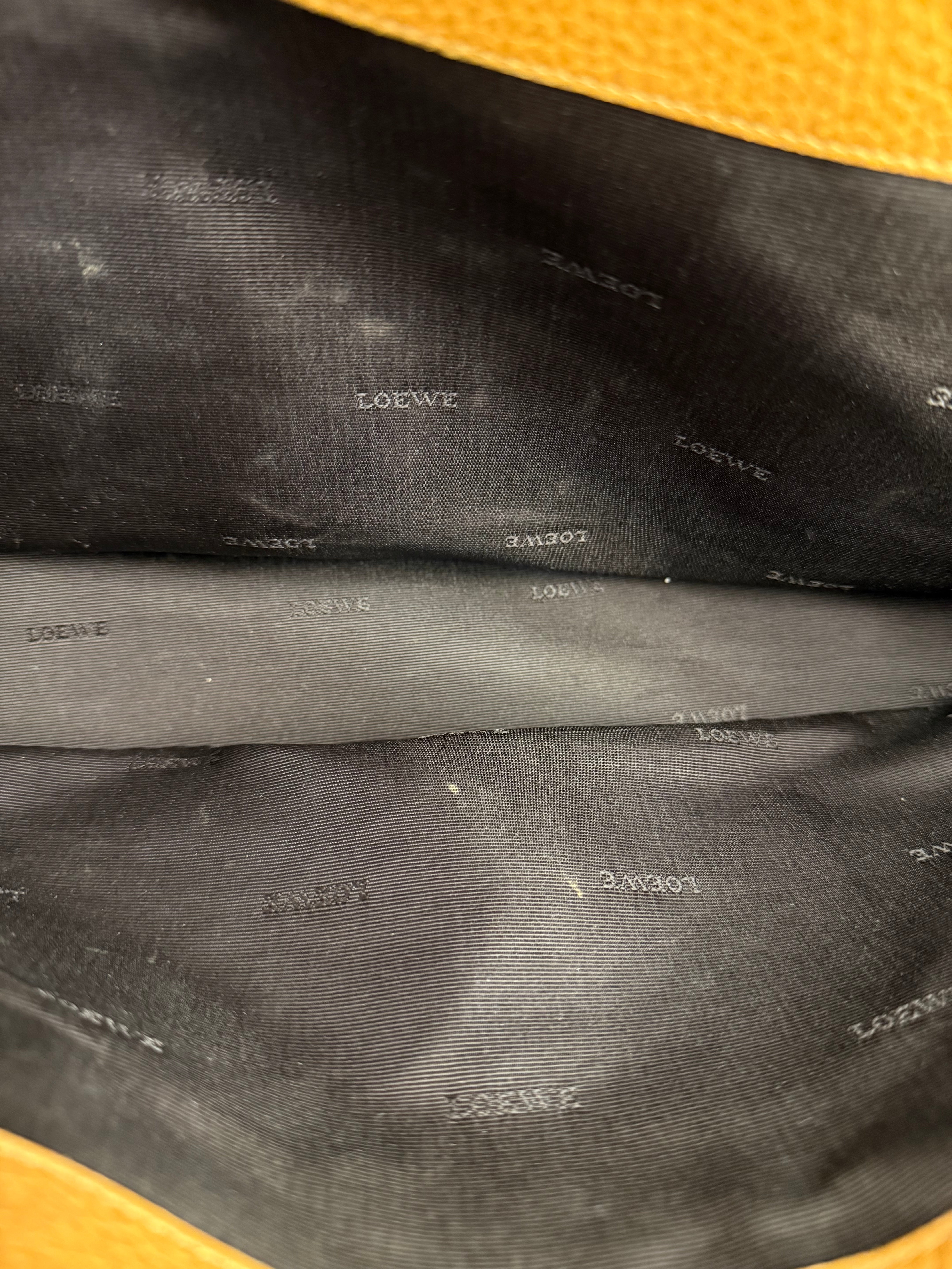 Loewe Brown Leather Senda Top Handle Bag