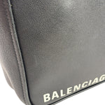 Balenciaga Black Leather Triangle Two-Way Bag