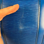Louis Vuitton Blue Epi Keepall 55