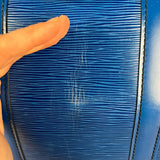 Louis Vuitton Blue Epi Keepall 55