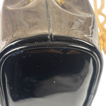 Prada Black Patent Leather Mini Chain Pouch