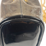 Prada Black Patent Leather Mini Chain Pouch
