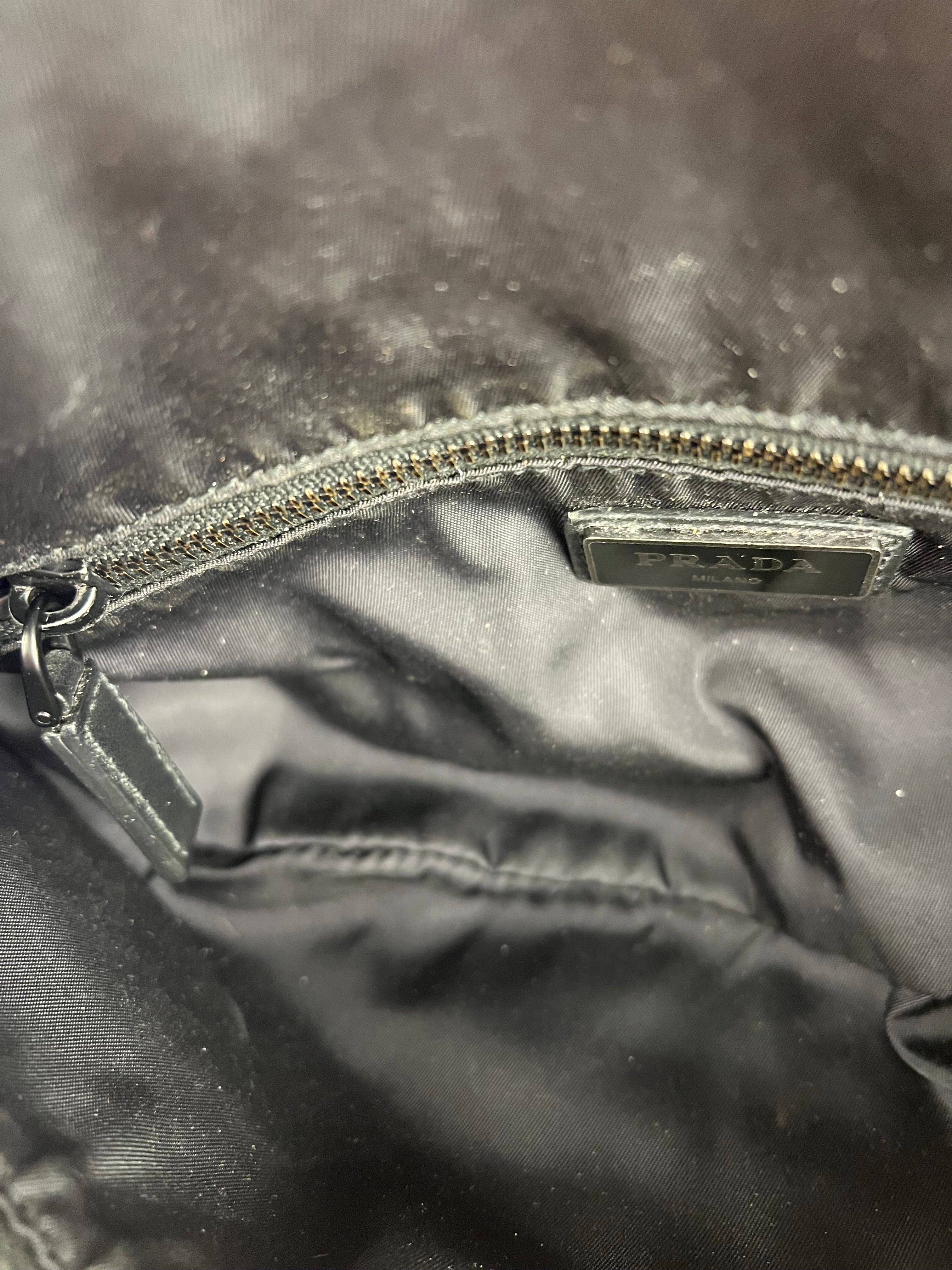 Prada Leather Belt Bag Black