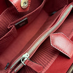 Fendi 2Jours Red Geometric Medium Tote