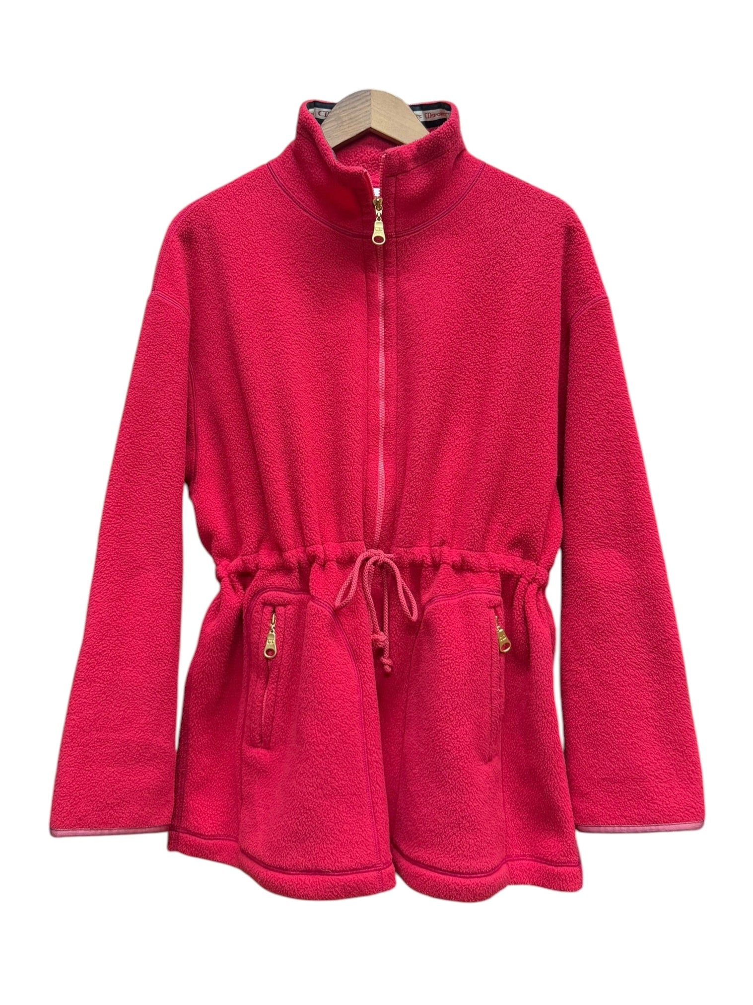 Christian Dior Vintage Sport Pink Fleece Jacket