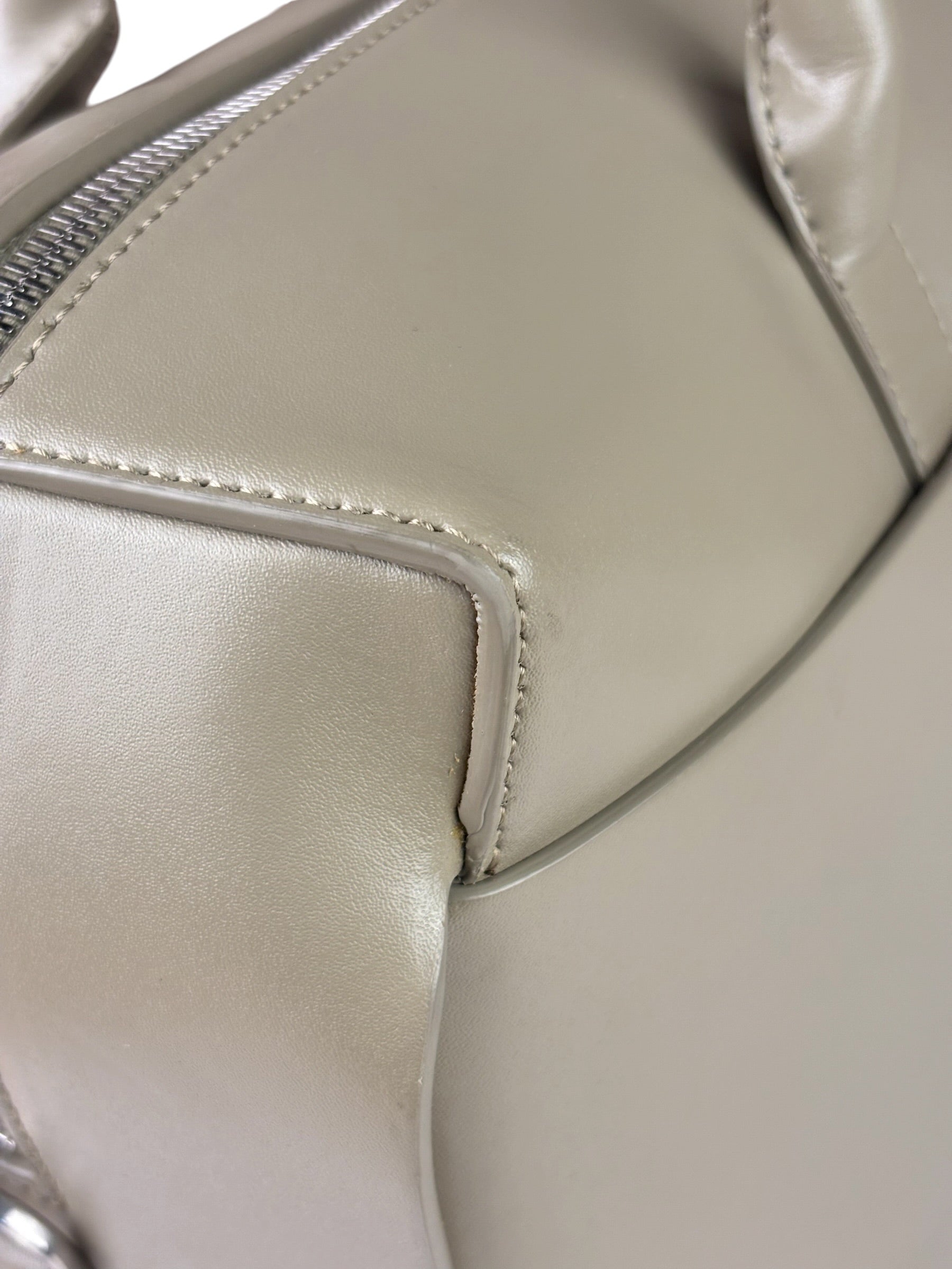 Bottega Veneta Olive Green Leather Intrecciato Arco Two-Way Bag