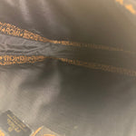 Fendi Black Straw Roma 1925 Tote