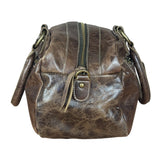 Balenciaga Vintage Brown Leather Moto Handbag