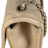 Chanel Beige Caviar S Filigree Flap 2016