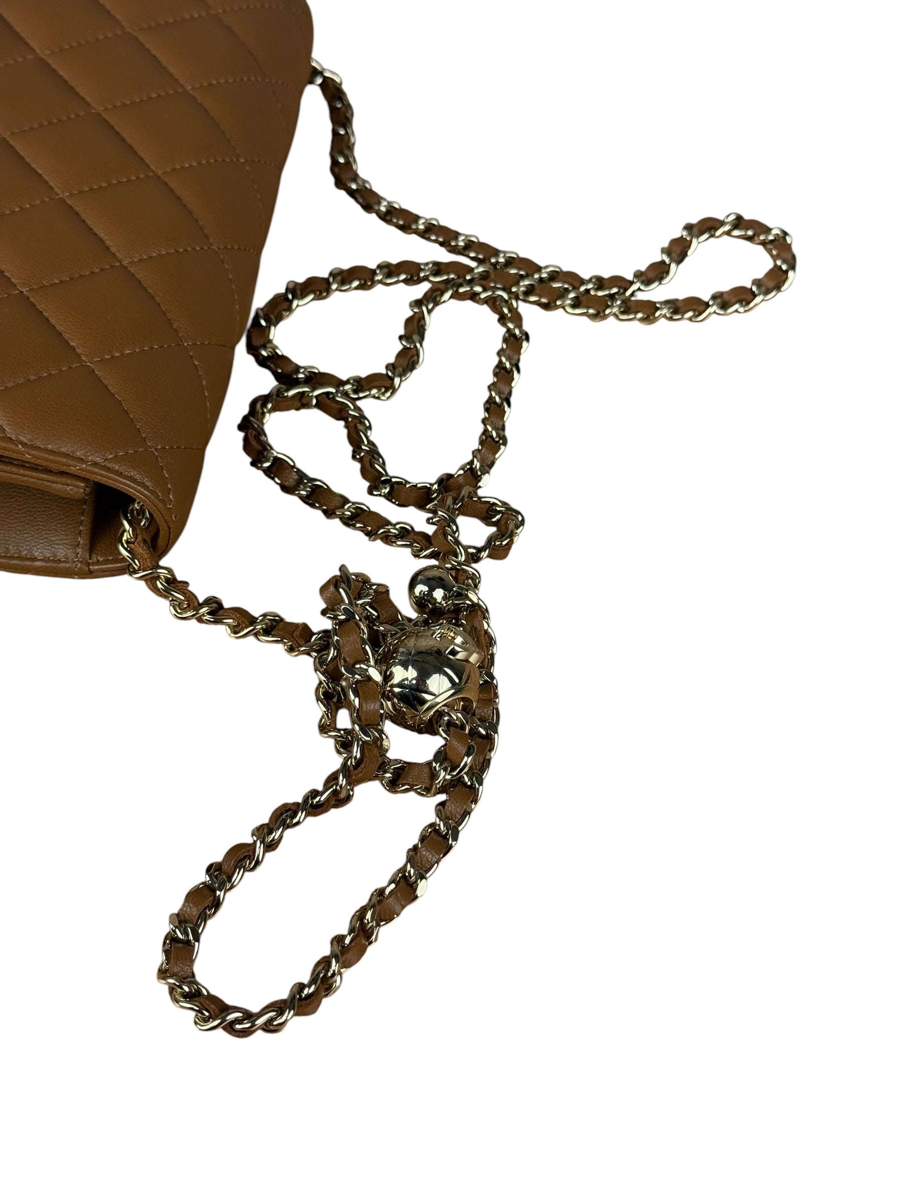 Chanel Brown Quilted Leather Wallet on Chain Shoulder Bag 2026