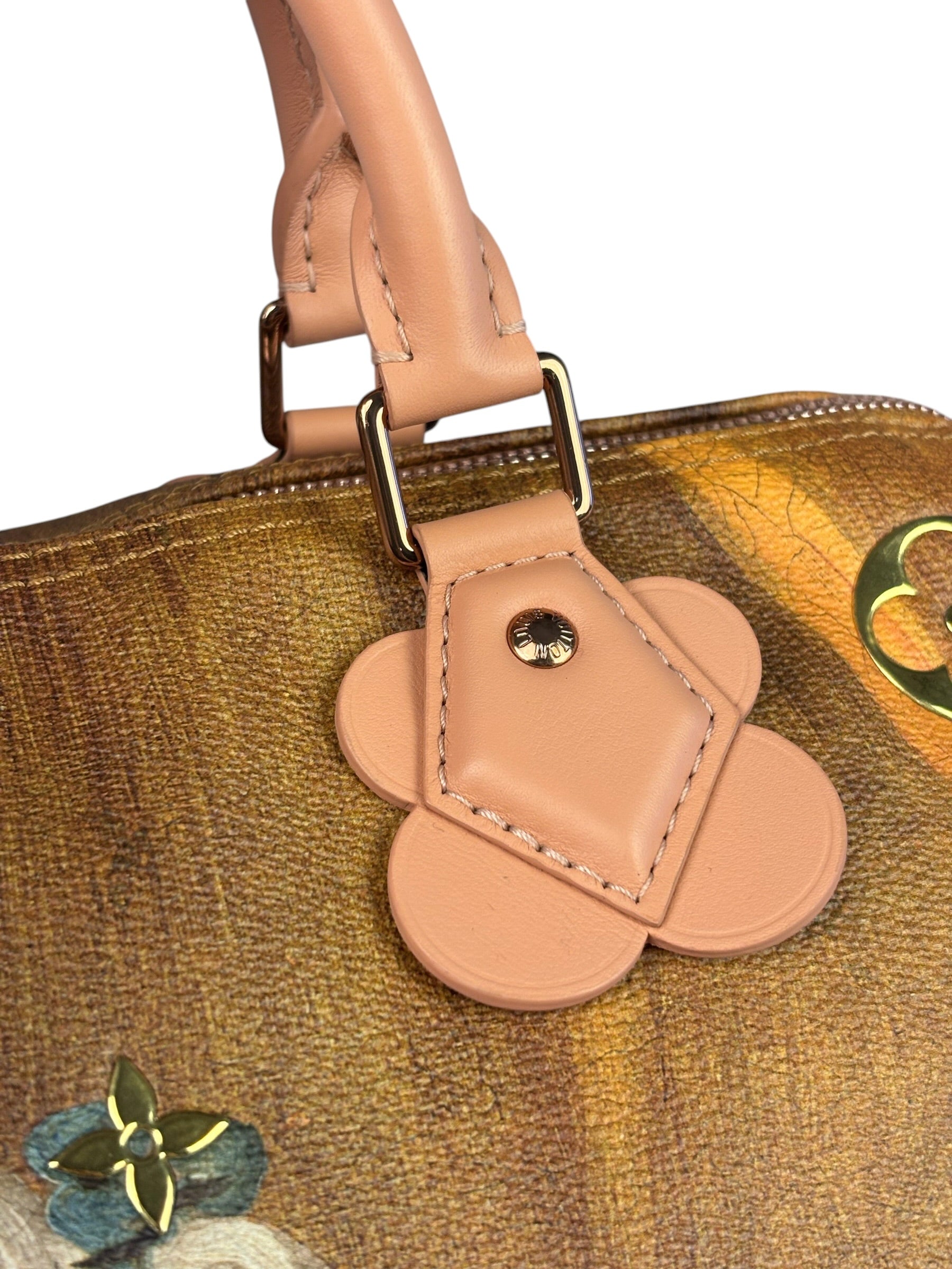 Louis Vuitton x Jeff Koons Master Faronard Peach Speedy 30